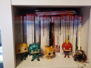 Close Up Comic Shelf